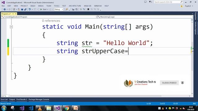 How To Convert String to Uppercase in C# смотреть онлайн