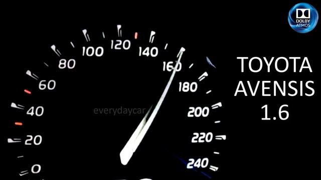 TOYOTA AVENSIS 1.6 TOP SPEED#toyotaavensis смотреть онлайн