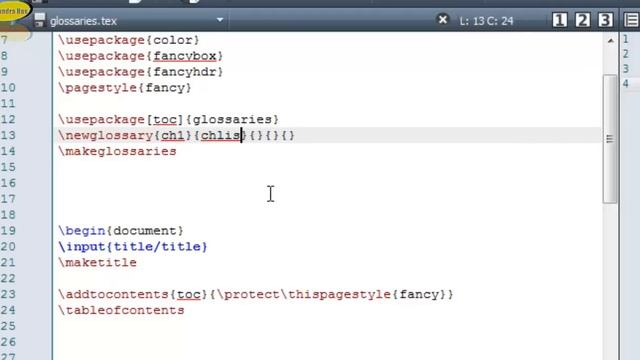 Create Glossaries in Latex смотреть онлайн