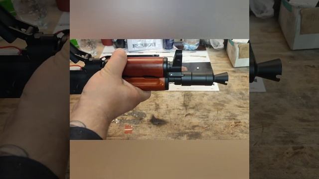 обзор airsoft автомата АКСУ 74 / AKSU 74U / AS full metal от компании J&G works. смотреть онлайн