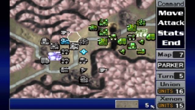Во что поиграть? ? Nectaris Military Madness ? Прохождение / Walkthrough Ps1 gameplay кампания #5 смотреть онлайн