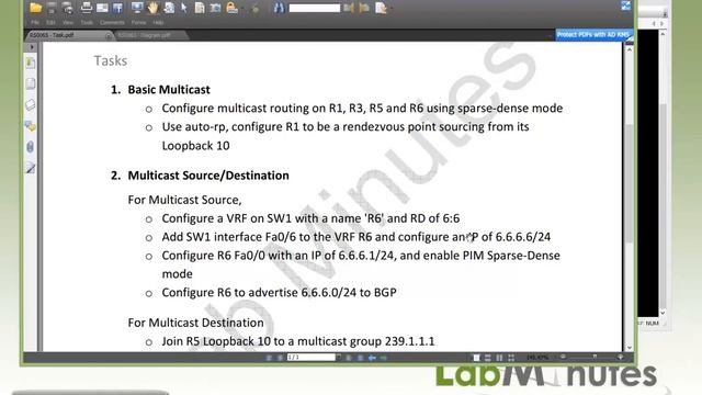 LabMinutes# RS0065 - Cisco BGP Multicast (Part 1) смотреть онлайн