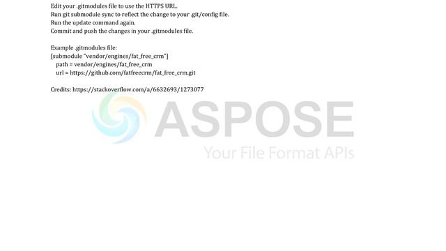 Git Submodule update over https смотреть онлайн