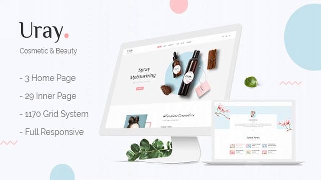 Uray - Cosmetic & Beauty Shop HTML5 Template | Themeforest Website Templates and Themes смотреть онлайн