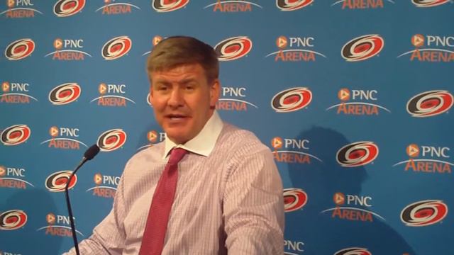 Carolina Hurricanes Bill Peters after 2-1 win over Predators, 12/2/14 смотреть онлайн