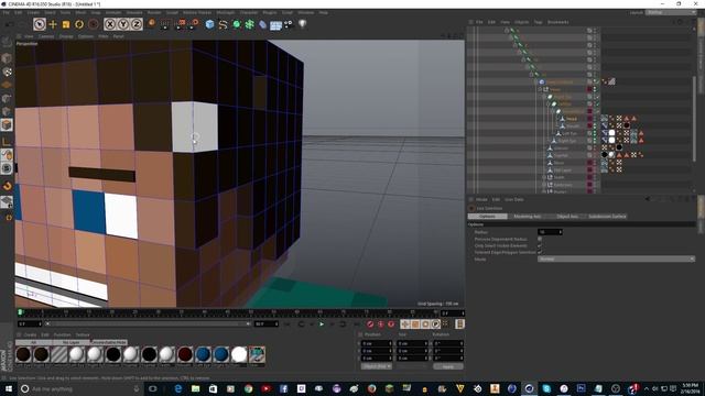 Cinema 4D Minecraft Steve Rig (PTR) - V3.0 FREE смотреть онлайн
