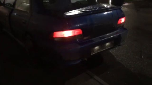 HKS HI Power bass turbo 63 мм установка на Subaru Impreza звук смотреть онлайн