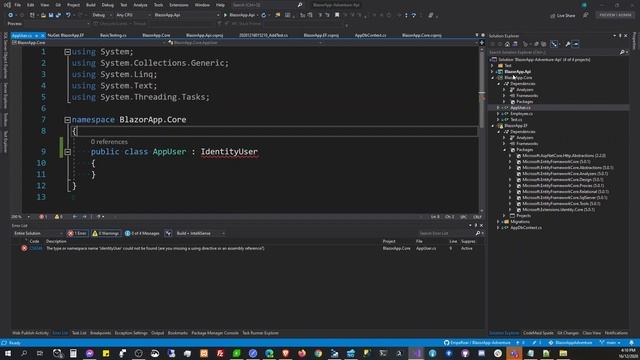 (Blazor App Adventure S1: EP 11) Setting up Asp.net 5.0 Identity Framework смотреть онлайн
