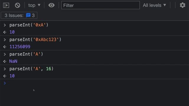 JavaScript tips — Convert strings of hex digits into numbers смотреть онлайн