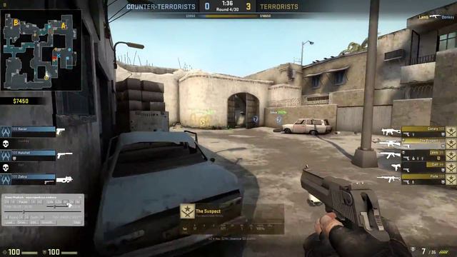 CS:GO - Overwatch | Cheaters trying to hide his cheat | смотреть онлайн