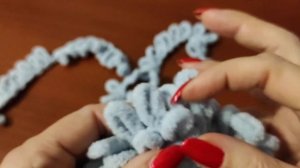 Шапочка из пряжи Ализе пуффи файн.  Комплект шапка и снуд.