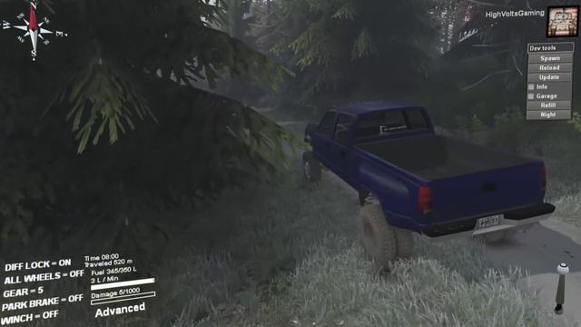 Spintires Mods - 2WD Challenge - GMC 3500 Crew Cab Dually смотреть онлайн