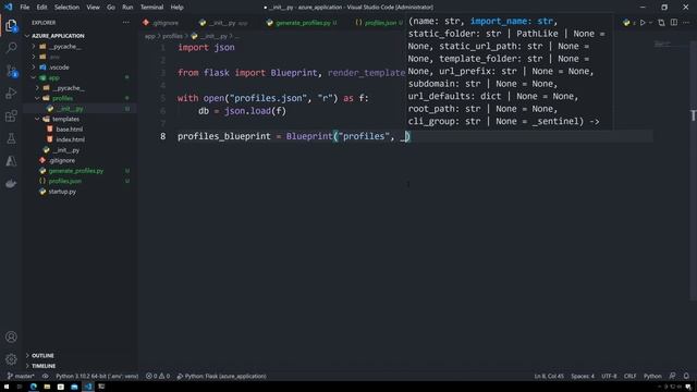 Adding a Blueprint to Display Data in a Flask Application смотреть онлайн