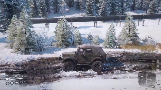 SnowRunner - Hummer H2 SUT Vs GAZ 69A (Tuz 166) - Alaska