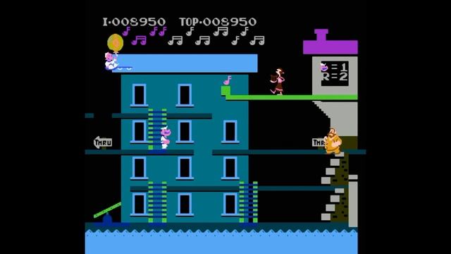 NES - Popeye (прохождение) смотреть онлайн