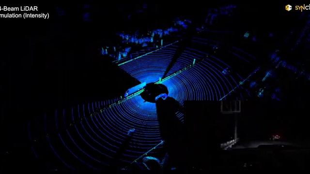 Fast motion LiDAR and RGB simulation смотреть онлайн