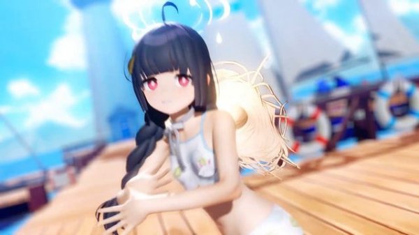 [ブルアカ MMD] 霞沢ミユ - アゲアゲアゲイン