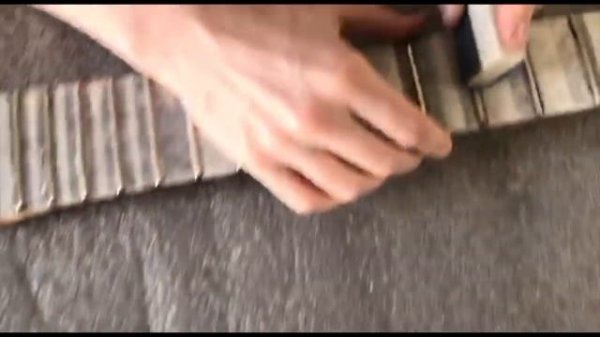 Fret file.   Напильник для закругления ладов.  Закатник