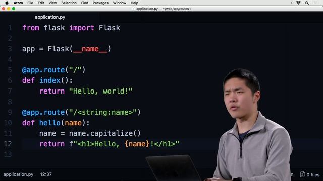 CS50W 2018 - Lecture 2 - Flask смотреть онлайн