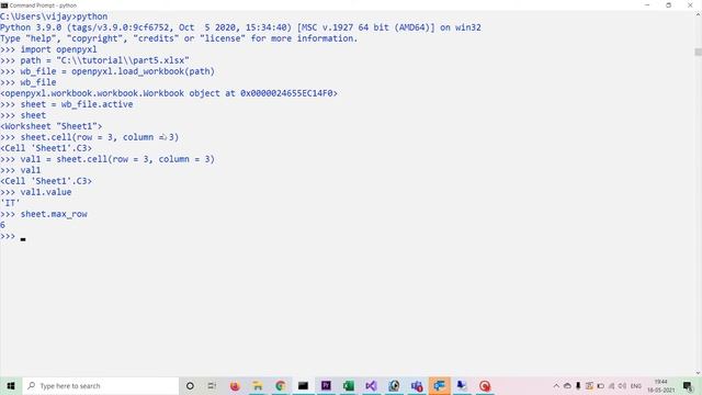 5 | Opening and Reading Excel Files Using Python | OpenPyXL Tutorial in Tamil смотреть онлайн