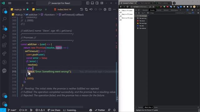 Learn React 18 - Javascript for React part - 3 (optional) смотреть онлайн
