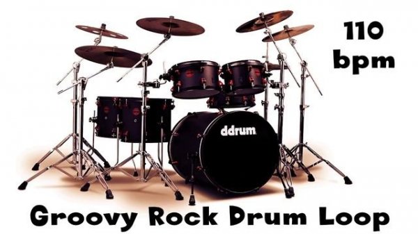 Free GROOVY ROCK DRUM LOOP 110 bpm