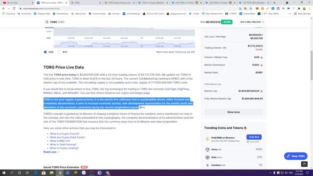 Hướng dẫn nhận 12$ token TORG mạng lưới Solana смотреть онлайн