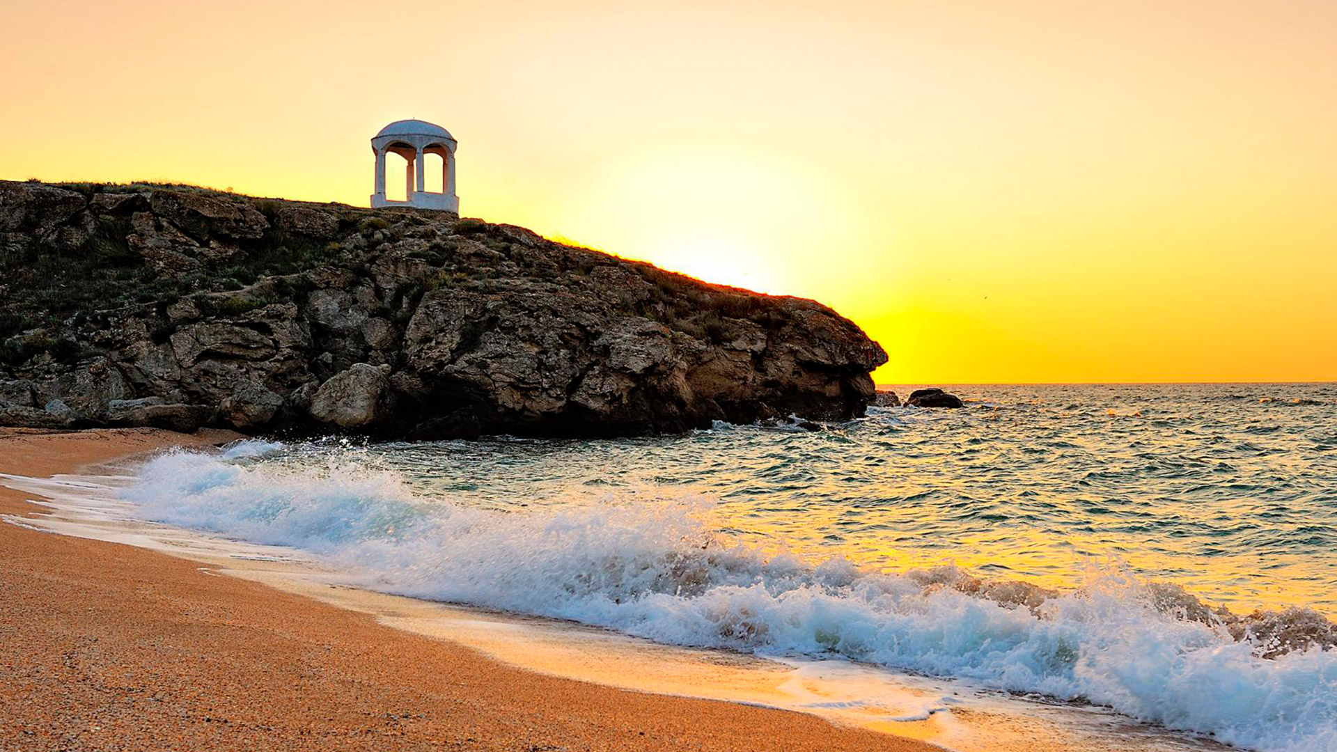 Щелкино. Ротонда. Крым. смотреть онлайн