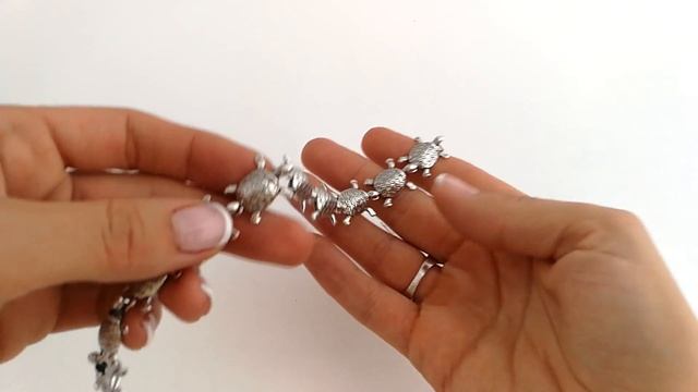 Серебряный браслет Черепаха смотреть онлайн