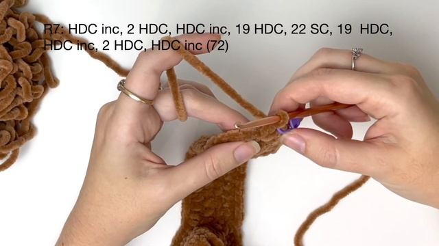 Crochet Dachshund/ Wiener Dog - Tutorial Part 2 (Neck/ Body) | Free Amigurumi Animal Pattern