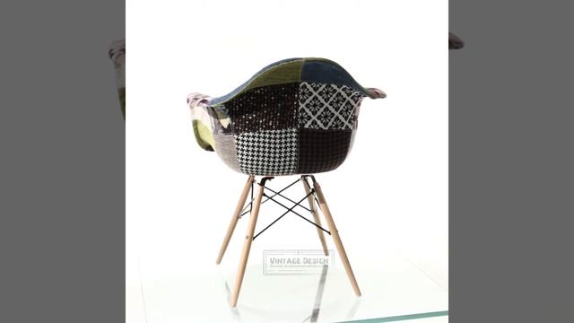 Стул Eames DAW Patchwork смотреть онлайн