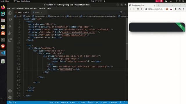 Responsive Bootstrap Pricing Card with Source Code and Live Demo смотреть онлайн