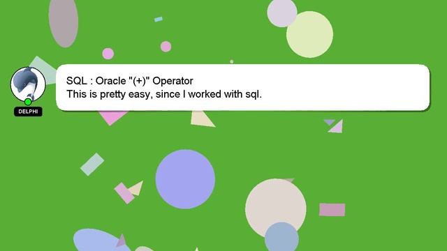 SQL : Oracle "(+)" Operator смотреть онлайн