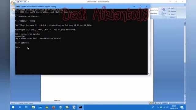 LUPA PASWORD DATABASE ORACLE ?? INI SOLUSI NYA !!!! смотреть онлайн
