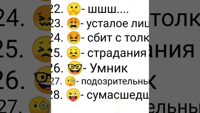 Эмодзи и их значение!!!!(Emojis and their meanings!!!!) смотреть онлайн