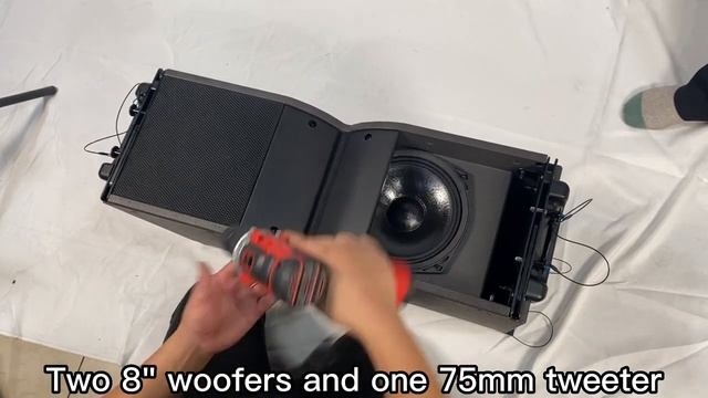 KA208 Altavoz de arreglo en línea dual de 8 pulgadas de 2 vías смотреть онлайн