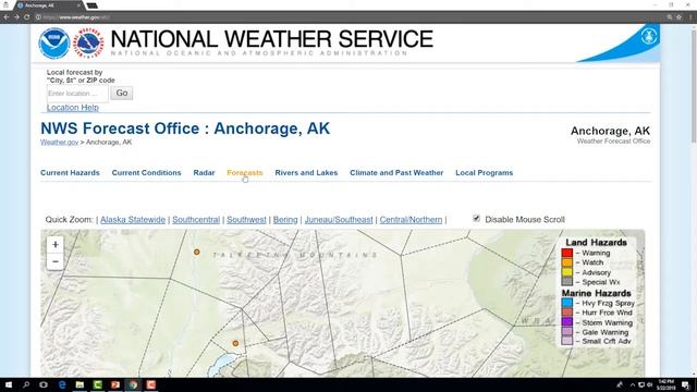 How to Find Your Marine Forecast on weather.gov/Anchorage смотреть онлайн