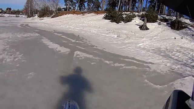 Yamaha YZ450f Honda CRF450r Зимнии покатушки с Серегой почти утонул смотреть онлайн