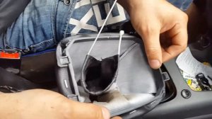 замена пыльника, чехла на рукоятке кпп сенс