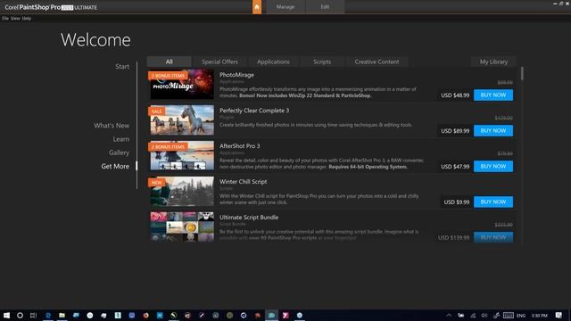 Corel AfterShot 3 HDR And Corel PaintShop Pro 2019 Ultimate