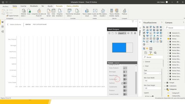 Creación de Infografías en Power BI con Infographic Designer смотреть онлайн