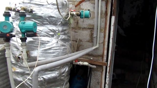 Обогрев зимней теплицы водяным тепловентилятором. Монтаж тепловентилятора. смотреть онлайн