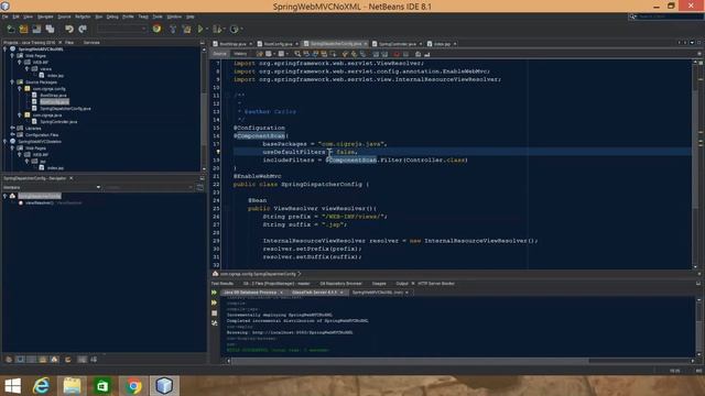 Java Spring Web MVC No XML Java Training 2016 смотреть онлайн