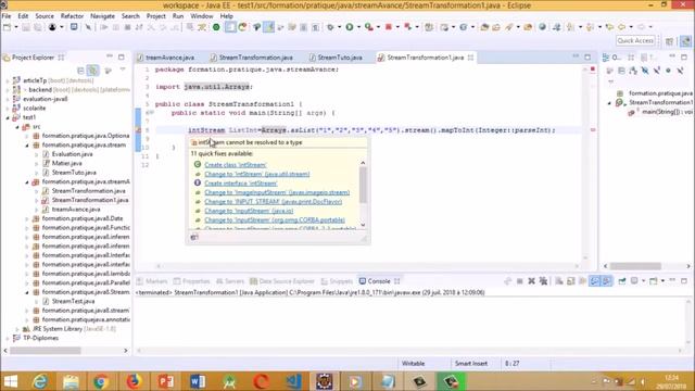 Tutoriel JAVA8 N°10: Stream avancé partie 2 Transformation(MapToDdouble - MapToInt) смотреть онлайн