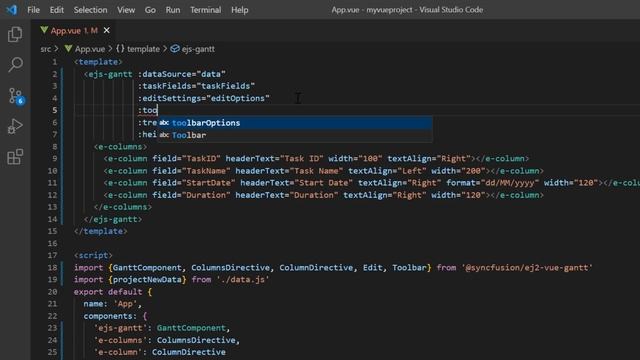 Different Editing Modes in Vue Gantt Chart Component смотреть онлайн