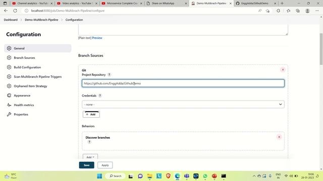 How to Build All Branches of Git Repo in Jenkins | Multibranch Pipeline Jenkins | EnggAdda смотреть онлайн