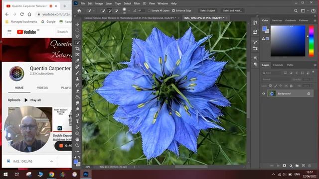 How a make a Simple Colour Splash Effect in Photoshop смотреть онлайн