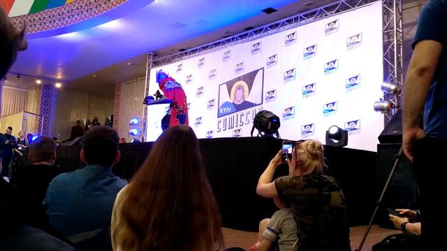 Киев Комик Кон 2017. Чёрный нуменорец. Дефиле. смотреть онлайн