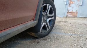 Передние увеличенные брызговики для автомобиля Renault Logan Stepway, Sandero Stepway Luccar.