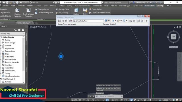 Create Grading Cross Sections in AutoCAD Civil 3d | Civil 3d Grading Creation Tools | Cross section смотреть онлайн